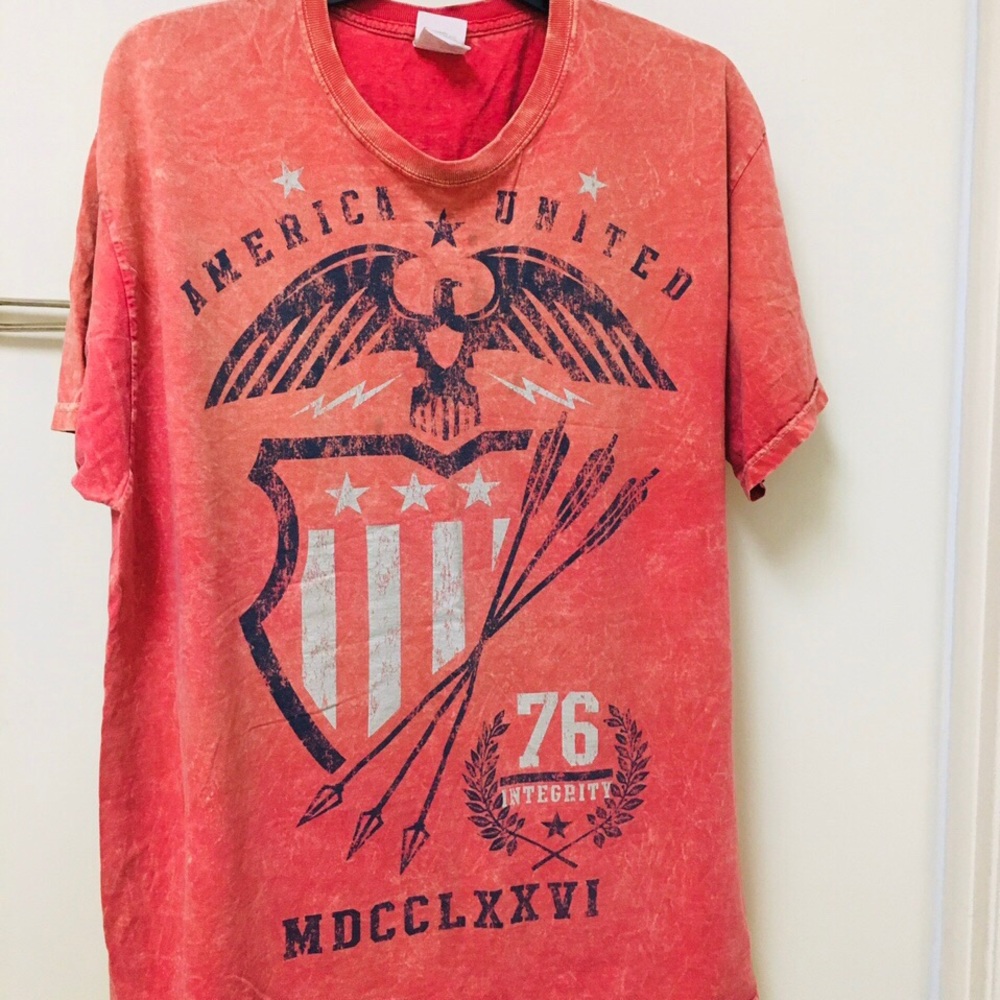T-shirt protest patriot America united against